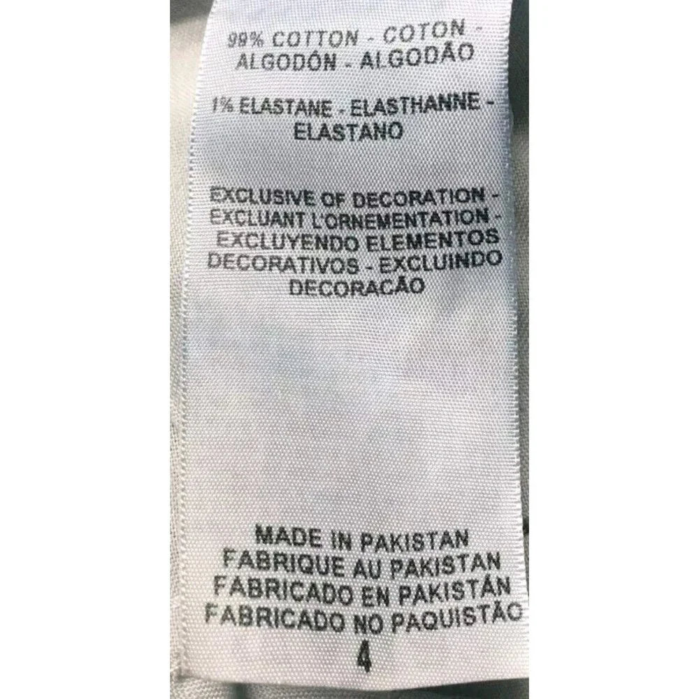 Levi's Denim Jeans Denizen Womens Size 4 Blue Capri Dark Wash Stretch Mid Rise - Picture 14 of 14